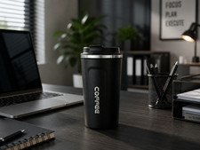 Coffee Mug Cup Flask 510ML Leakproof Insulated Thermal Travel Stainless Steel