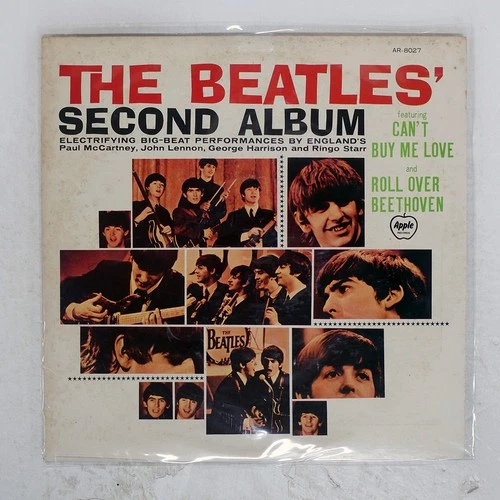 BEATLES SECOND ALBUM APPLE AR8027 Japan VINYL LP