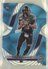2020 Panini Spectra Rookies Neon Blue Prizm Die-Cut 4/50 Cole McDonald #194 4z8