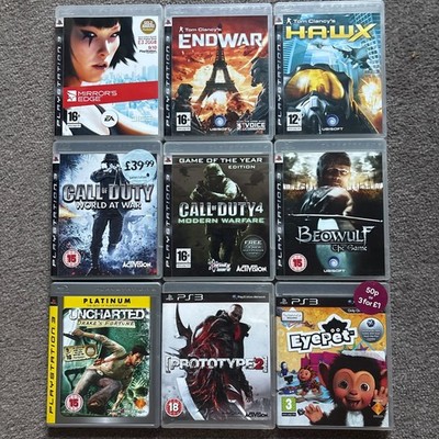 Playstation 3 PS3 Spiele Call of Duty COD Prototype 2 Beowulf Tom Clancy s 
