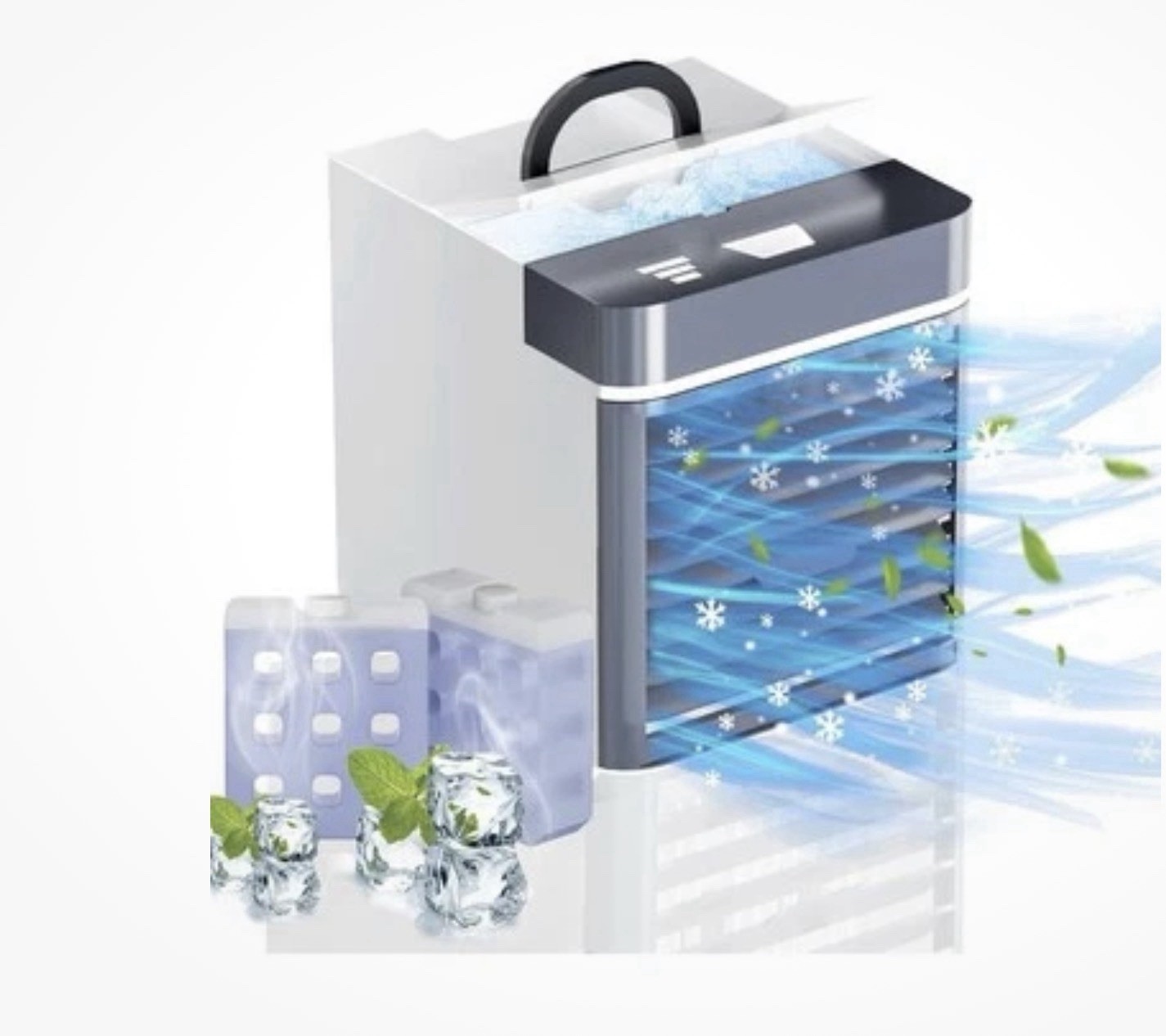 Portable Air Conditioners Fan 3Speed Anti-leakage Water Air Cooler Fan(open Box)