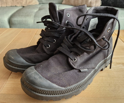 Palladium Pampa Hi Herren Black Black Stiefel Mode - Größe EUR 42