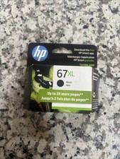 NEW Genuine HP 67XL Black Ink Cartridge Replacement Deskjet Envy EXP 10/26.
