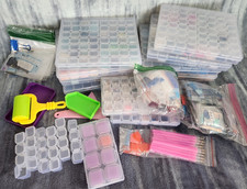 Diamond Dots Lot of 8 pounds Tools Dots and Storage