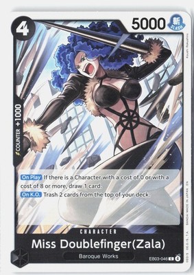 Miss Doublefinger(Zala) C Extra Booster: One Piece Heroines Edition EB03-046 NM
