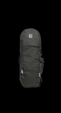 Kyoto Tour Black Premium Skateboard Bag Rip Stop Backpack Multi Zipper