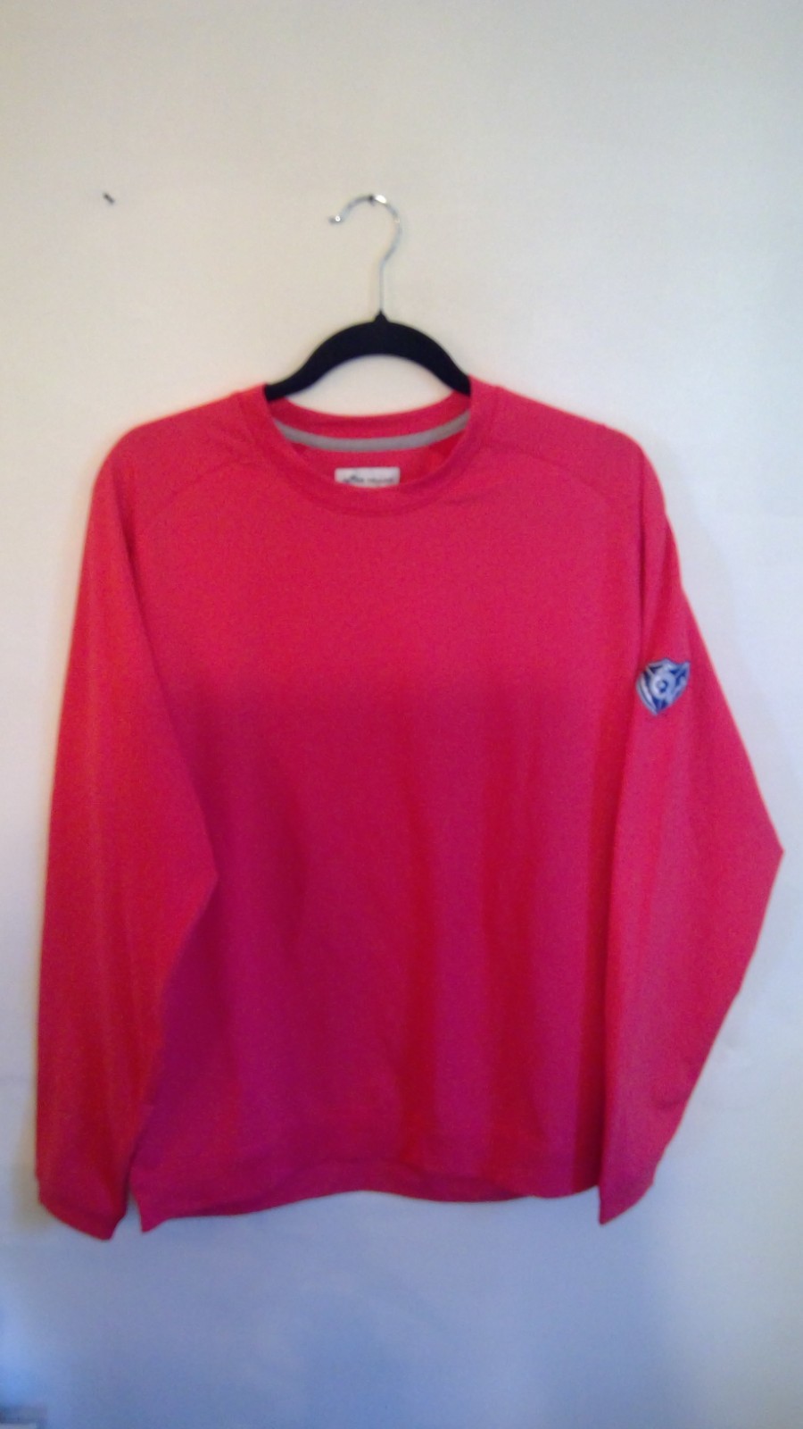 Peter Millar Red Cradle Performance Crewneck Long… - image 1