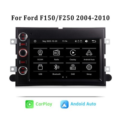 Autoradio Ford F150 F250 DAB Hohe Ausgangsleistung CarPlay BT Android Auto SWC