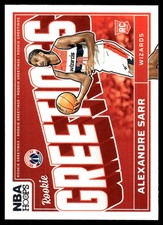 Alexandre Sarr 2024-25 Hoops #17 Wizards Insert ? Parallel ? SEE SCAN! FREE SHIP