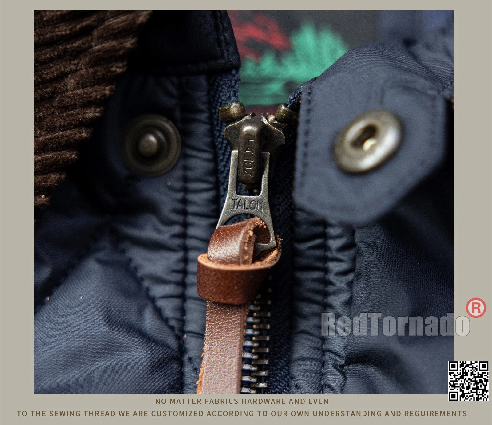 Red Tornado Vintage British Thermal  Zip Jacket Quilted Warm Coat Men Outerwear - Picture 9 of 22