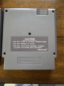 Nintendo NES Game Lot (4) Mega Man 3 Excitebike Mario Duck Hunt Pro Wrestling 