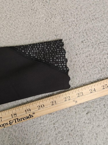 Lululemon Pants Womens 4 Black Reflective Leggings Zip Pocket Running Athletic - Picture 13 of 14