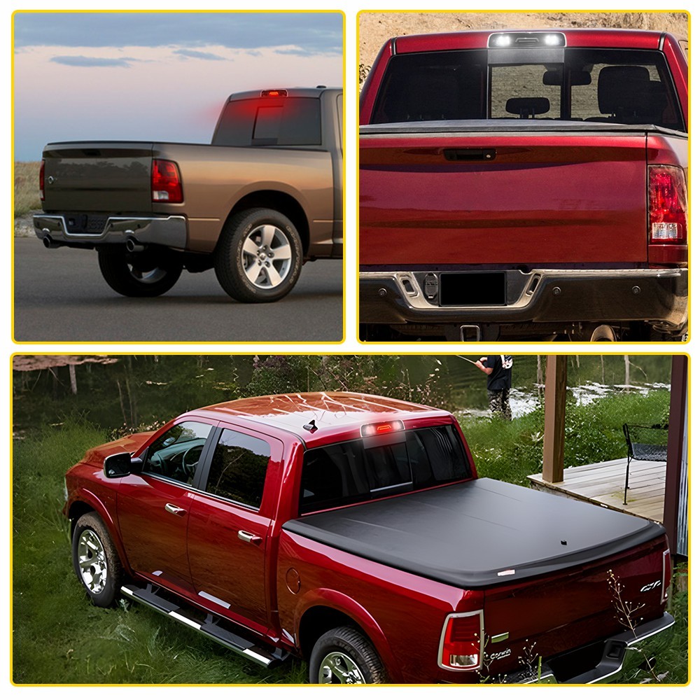 White&Red For 2009-18 Dodge Ram 1500 2500 LED 3rd Tail Lights Brake Lamp 1-10Set