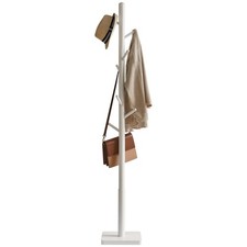 YMYNY Garderobenständer aus Massivholz, verdickte quadratische Basis, Kleider...