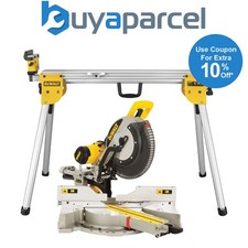 Dewalt DWS780 305mm XPS Sliding Compound Mitre Saw 1675W 110V + DE7033 Leg Stand