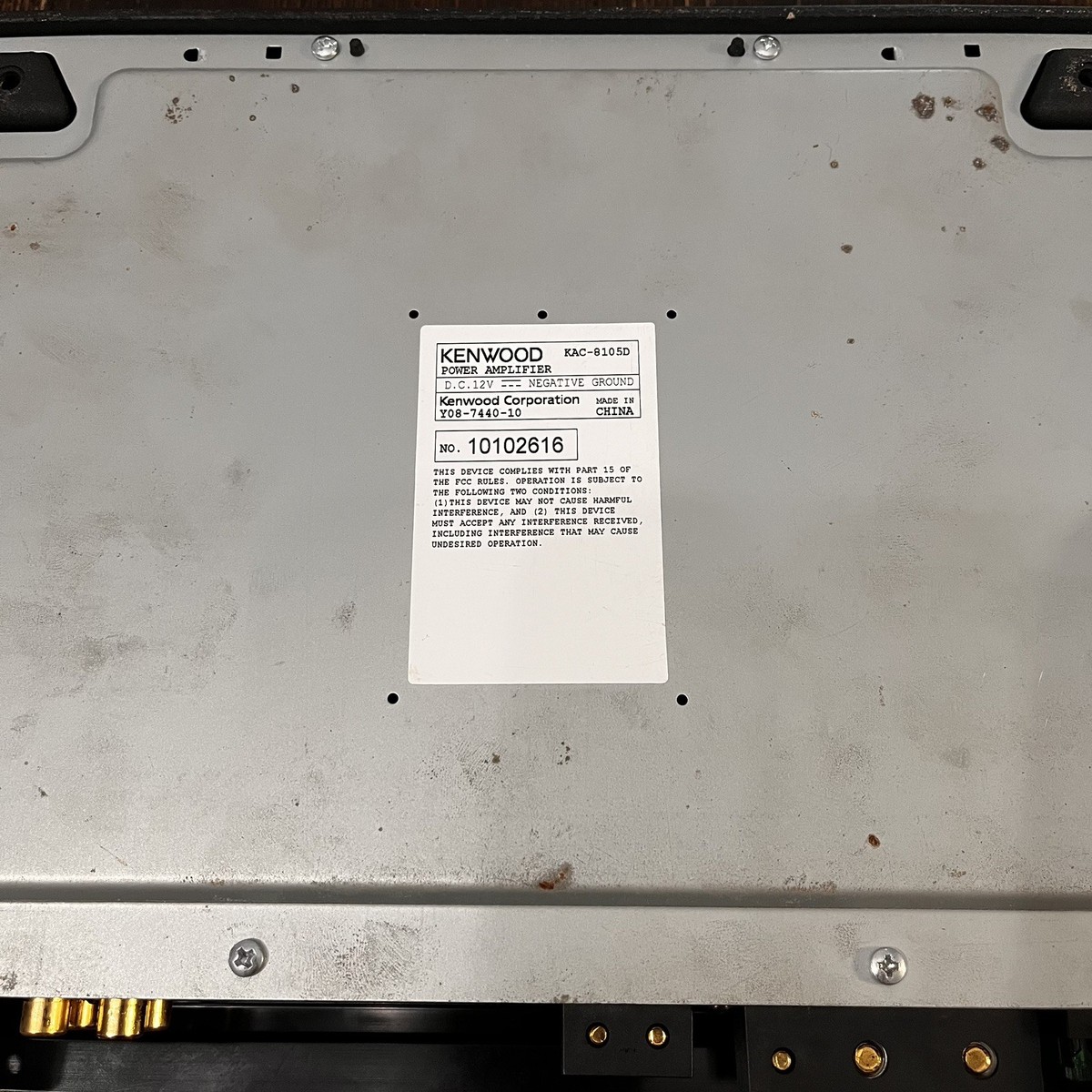 Kenwood KAC-8105D 1-Channel Mono Car Amp Audio Amplifier | eBay