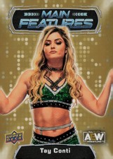2022 Upper Deck AEW #MF-16 Tay Conti Main Features Gold