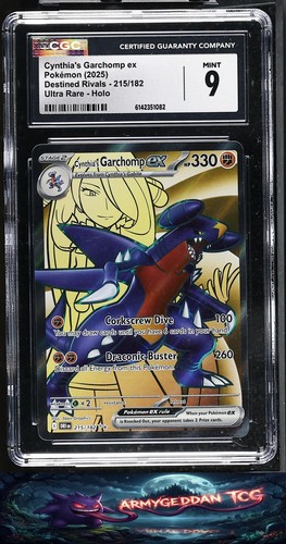 Cynthia's Garchomp ex graded CGC 9 for sale on eBay