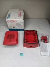 System Sensor SPRK 12/24 VDC Weatherproof Wall Mt Red *Missing Base Plate*