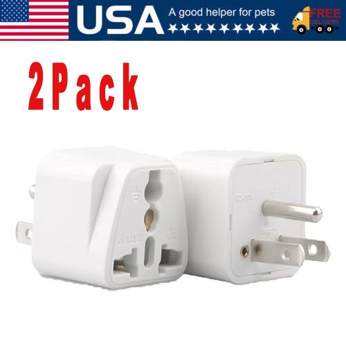 8‑Pack US Plug Adapter – Convert European/Asian Plugs To USA/Canada Outlets, Travel Essential - View #10