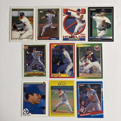 Nolan Ryan Card Lot (10) - Topps / Fleer / Upper Deck / Donruss - nr10.4