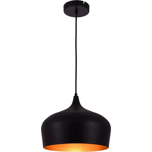 Living District LDPD2003 Nora 1 Light 11.5 inch Black Pendant Ceiling Light - Picture 1 of 2