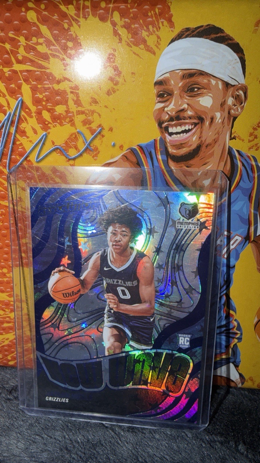 2024-25 Panini Revolution - New Wave Jaylen Wells #20 Blue Astro /99 (RC)