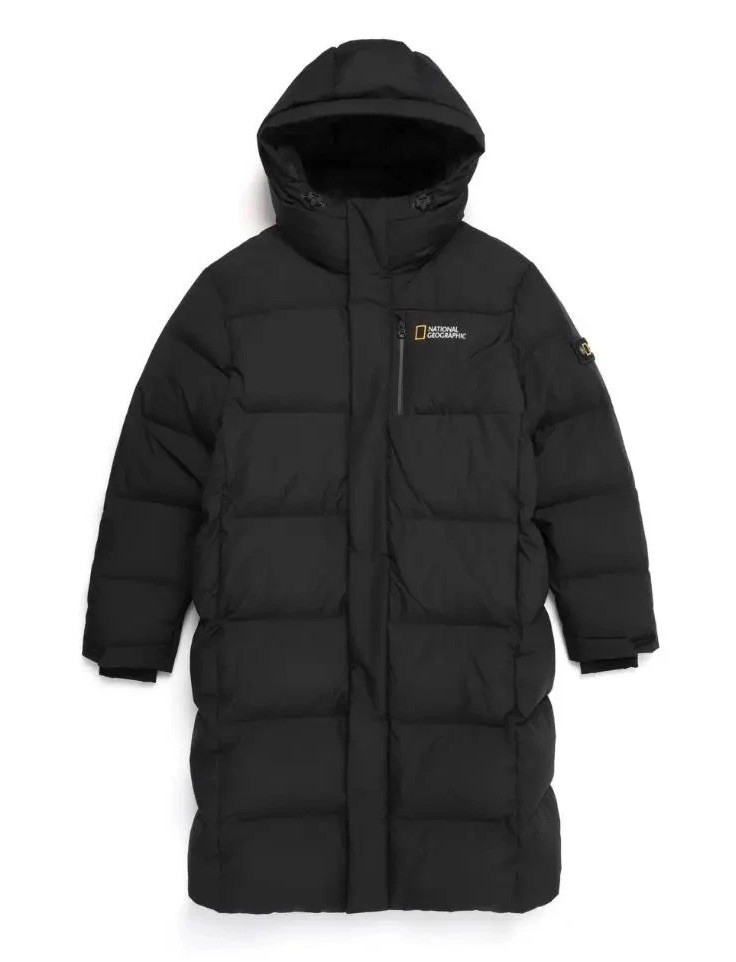NATIONAL GEOGRAPHIC CAIMAN PRO LONG DOWN JACKET BLACK XL image 2