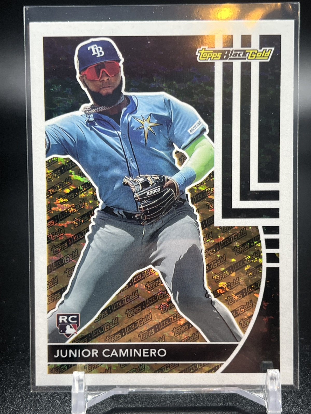 2024 Topps Update Series - Topps Black Gold #BG-12 Junior Caminero (RC)
