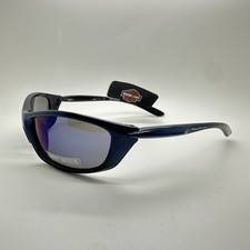 NEW Harley-Davidson Thin Sport Sunglasses Dark Blue Mirror HDS 616 BL-3F 62mm