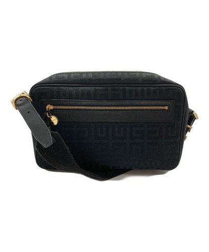 GIVENCHY 4G Logo Jacquard Shoulder Bag black