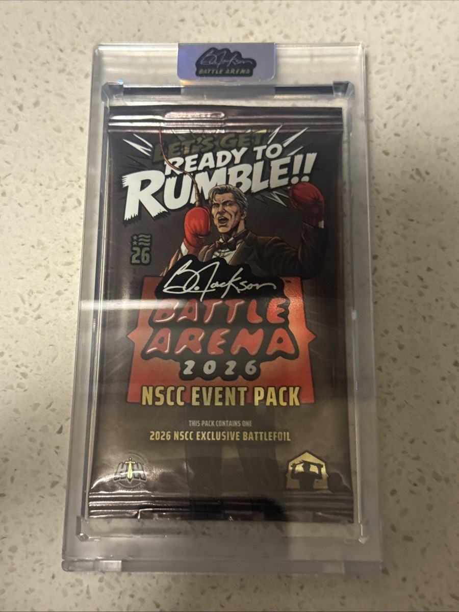 Bo Jackson Battle Arena 2026 NSCC Event Pack N26 Factory Sealed New