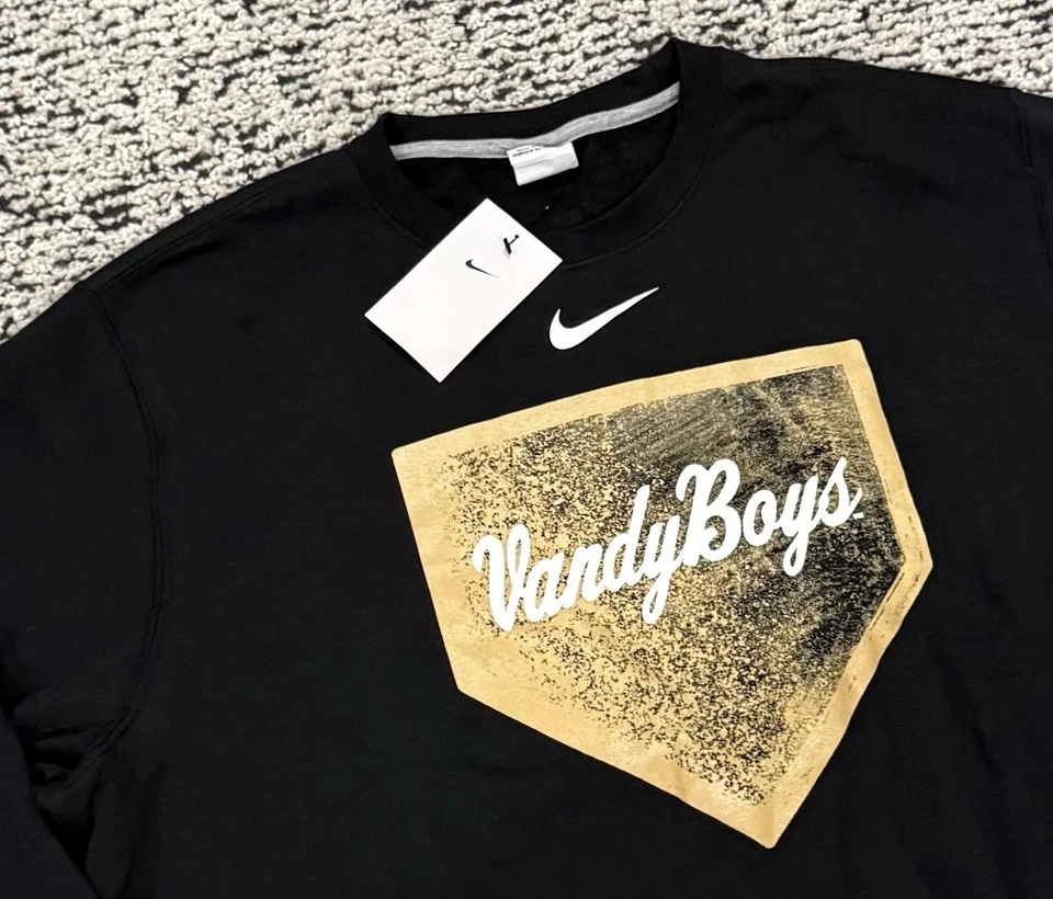 Nike Vanderbilt Commodores Vandy Niños Negro Polar Béisbol Sudadera Para hombres XXL Foto 4 de 4