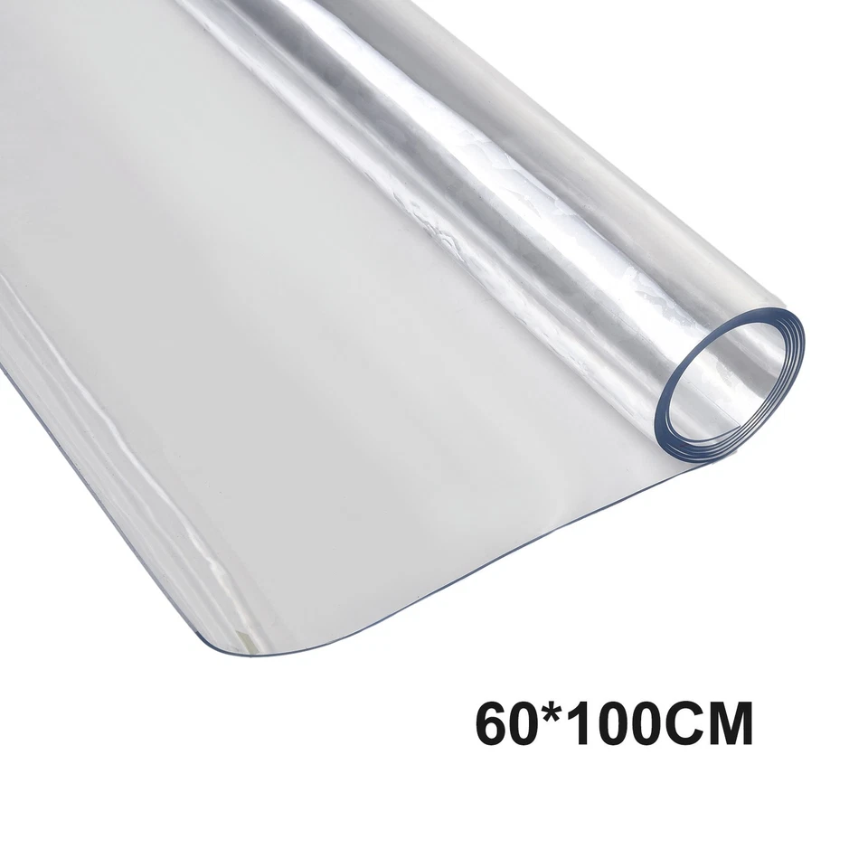 Alfombrilla de mesa transparente para comedor resistente al aceite Foto 3 de 4