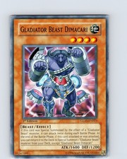 Yu-Gi-Oh Gladiator Beast Dimacari GLAS-EN023 1st Edition Regular Common Card LP