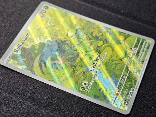 Bulbasaur - 166/165 - 151 Englisch - Illustration Rare - Pokemon Karte - MINT - Bild 4 von 4