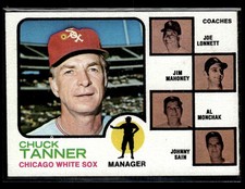 1973 Topps Field Leaders #356 Tanner/Lonnett/Mahoney/Monchak/Sain