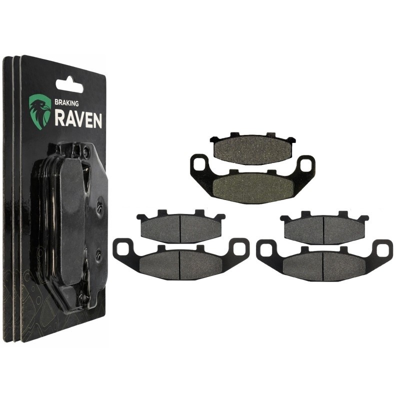 Plaquettes de frein avant et arriere pour moto Kawasaki GPX 250R 1988-1995