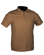 Tactical Quickdry Poloshirt dark coyote, Camping, Outdoor, Military, Sport -NEU-