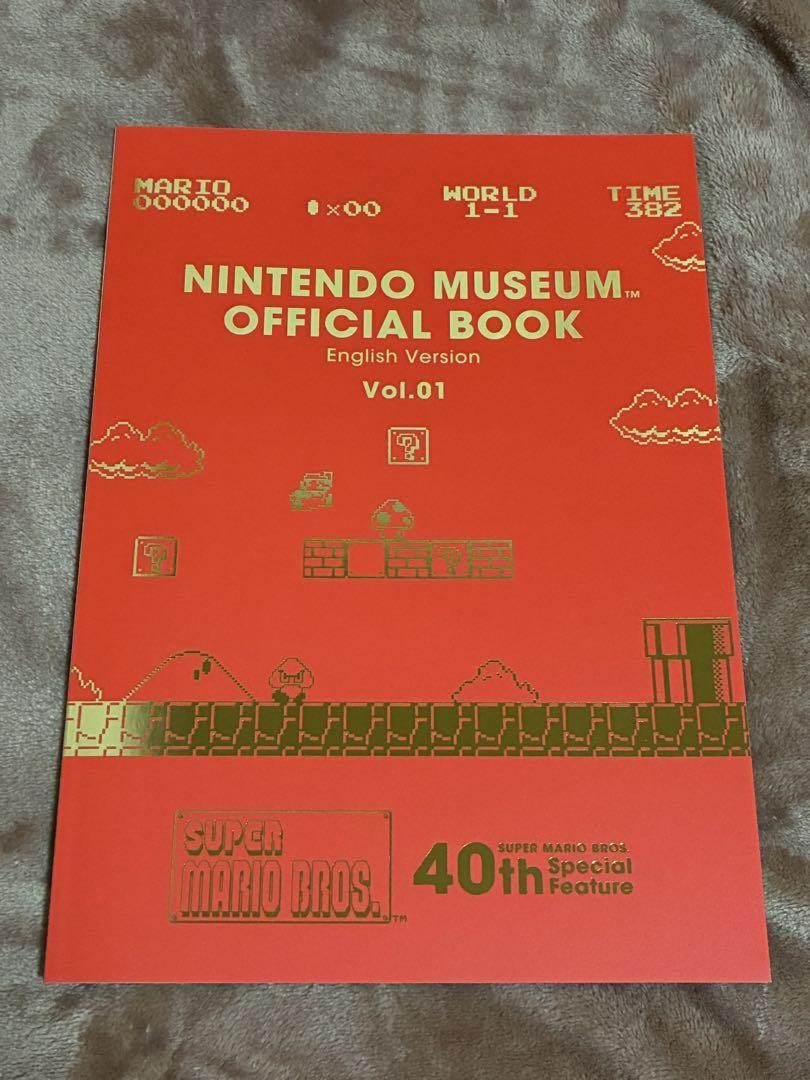 Nintendo Museum Official Book Vol.1 English Version Super Mario