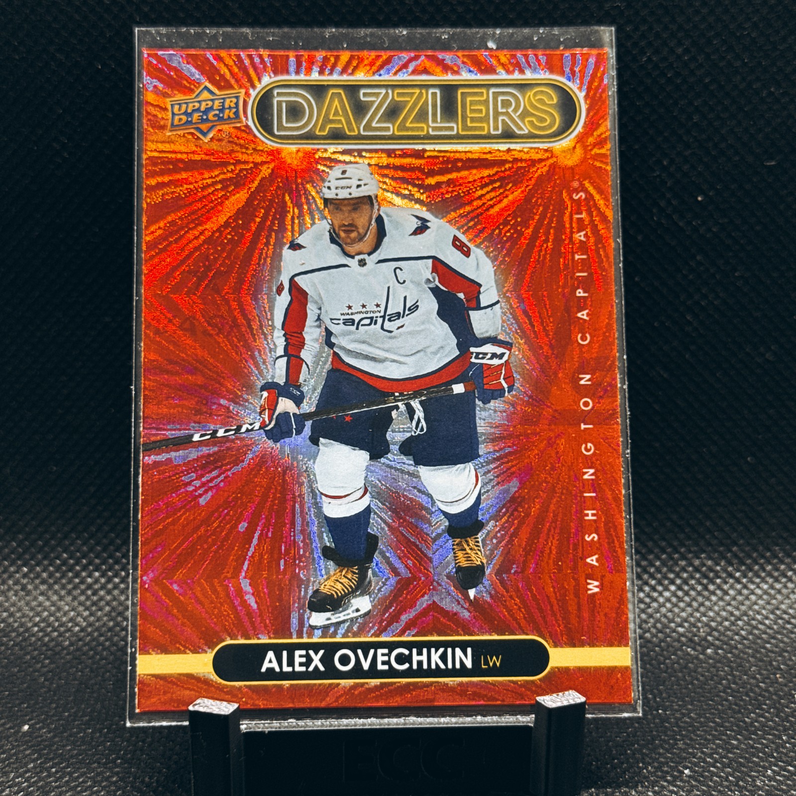 2021-22 Upper Deck Series 1 - Alex Ovechkin Dazzlers Red #DZ-47