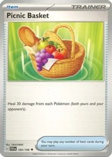 Picnic Basket - 184/198 - Uncommon Near Mint Scarlet & Violet Base Set