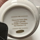 Shaklee Corporation Bone China Sugar Bowl w/ Lid, White Landscape Round Handles — photo 5