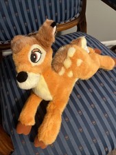 Disney Store Exclusive Original 15" Bambi Plush Stuffed Animal Soft EUC