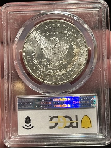 1878-CC Morgan Dollar PCGS MS64 Flashy Mostly White PQ Rare Free Shipping Carson - Picture 2 of 2