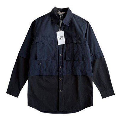 NWT Men s Eytys Vista Tech Midnight Jacket Size XS Oversized Fit Navy Black