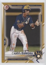 2021 Bowman Prospects Gold Border 16/50 Freddy Zamora #BP-2 0vf5