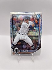Jace Jung 2025 Bowman Chrome Rookie Mojo Refractor - Detroit Tigers