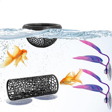 4 Pcs Betta Fish Hammock Toy Set, Suction Cup Tunnel, Floating Betta Fish