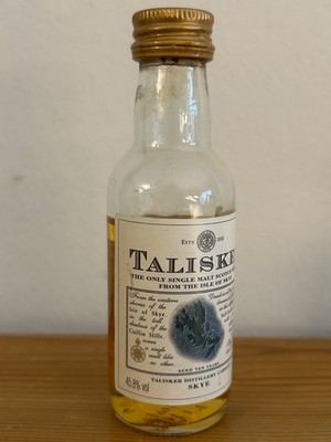 Whisky-Miniatur: Talisker  - single Malt - Skye - 10Y- 45.8%  - 5cl - neu